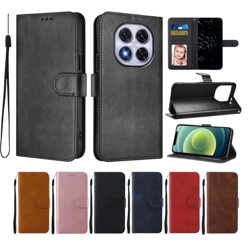 เคสฝาพับ กระดุมล็อค สำหรับXiaomi Redmi Note15 Note15Pro Note15ProPlus POCO M8 M8pro เคสกันกระแทกฝาพับ พร้อมช่องใส่บัตร