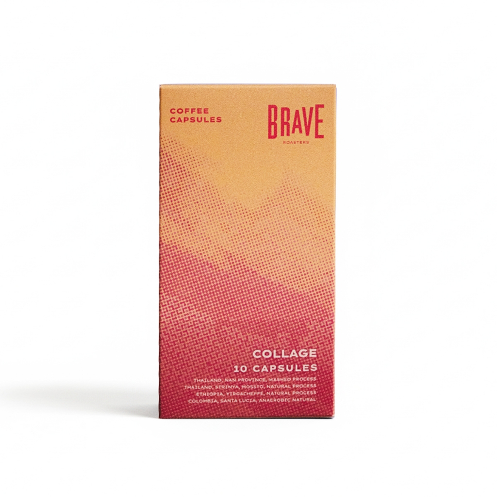 กาแฟ แคปซูล Brave Coffee Capsule Collage Espresso (Box)
