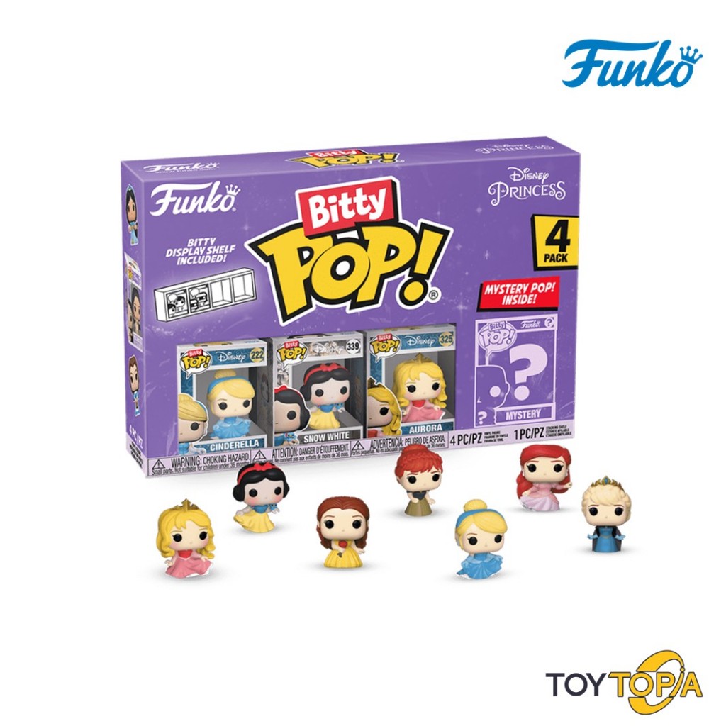 (73029) Cinderella, Snow White, Aurora Bitty POP! Disney: Ultimate Princess by Funko