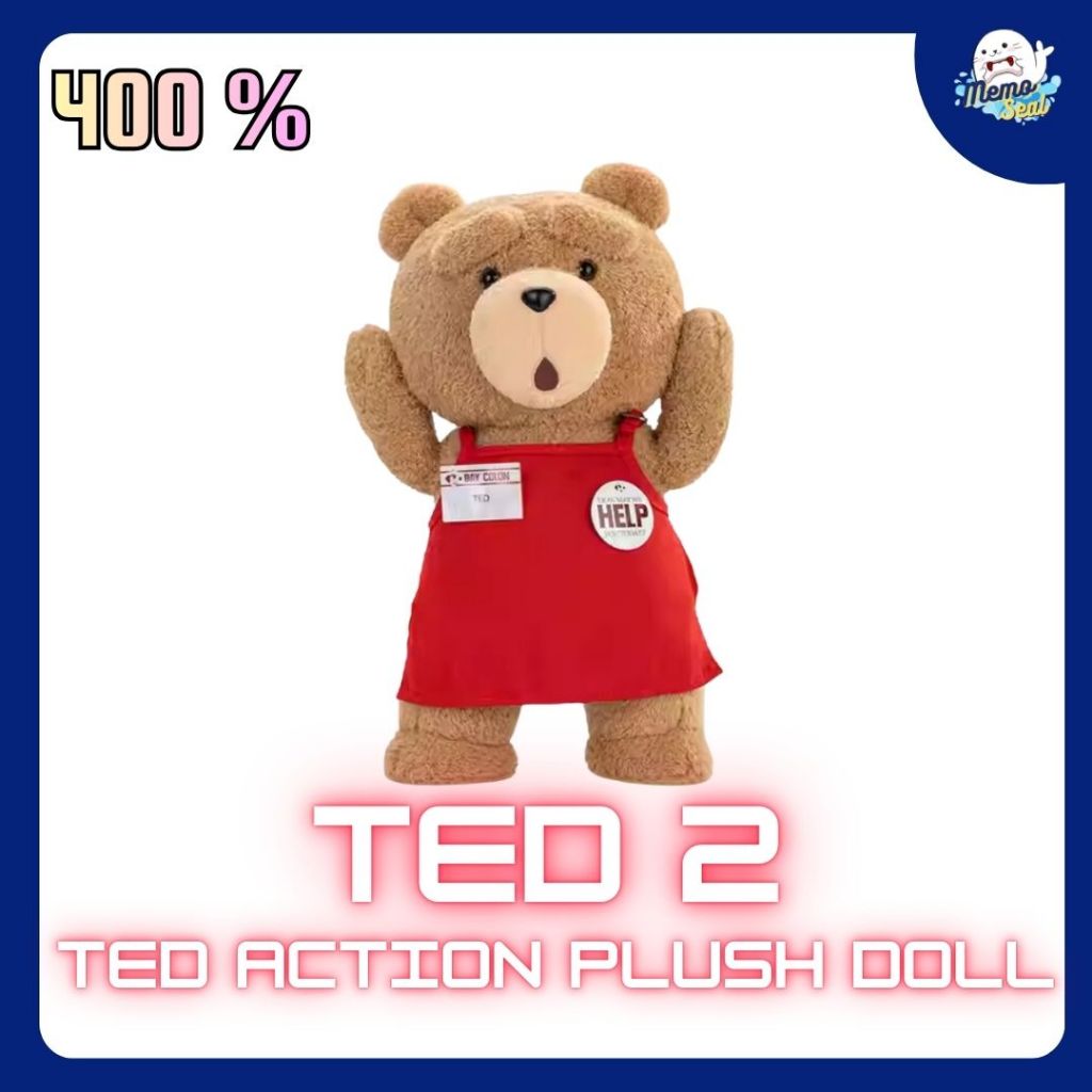 POP MART Ted2 / Teddy bear movable Plush doll ของแท้ 💯%