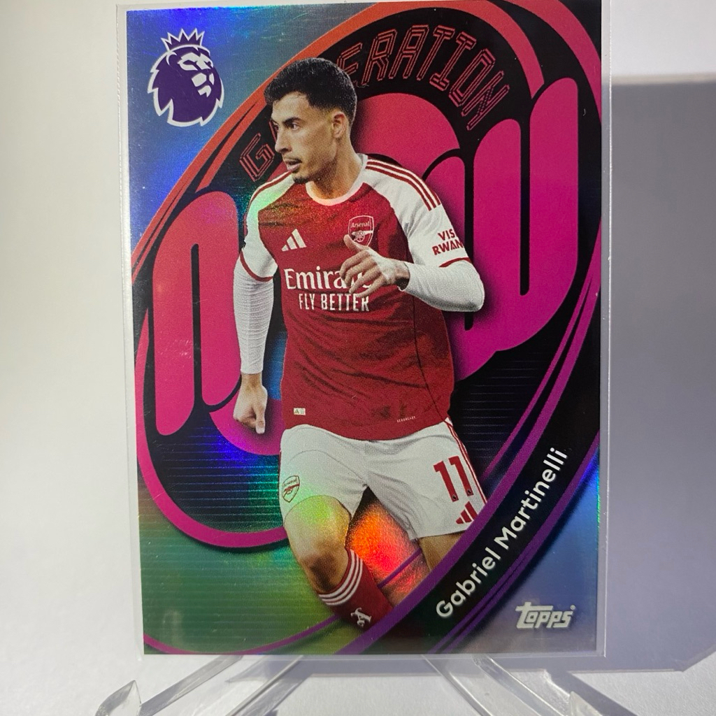 การ์ดนักฟุตบอล GABRIEL MARTINELLI, ARSENAL, GENERATION NOW, TOPPS 2025