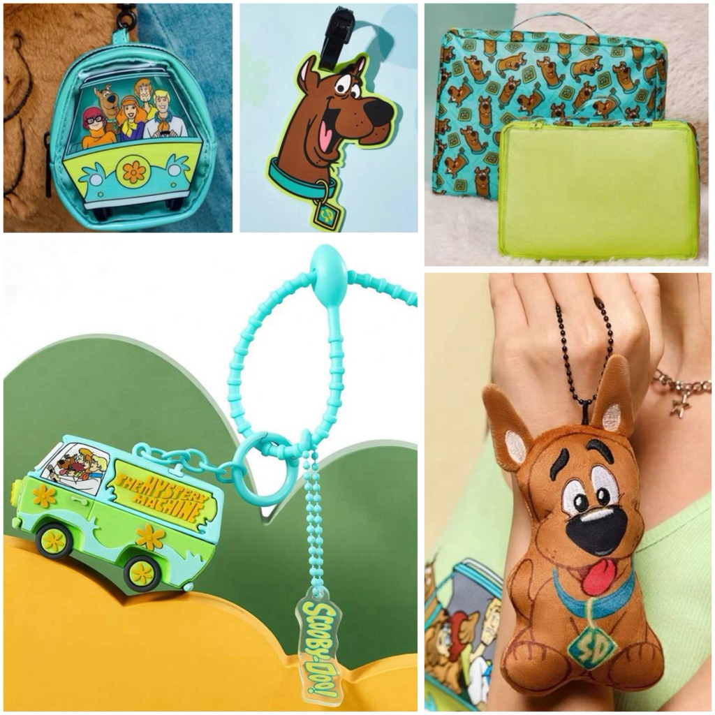 พวงกุณแจ Tag กระเป๋าใส่เหรียญ/จัดระเบียบ สกูบี้-ดู (สินค้างานลิขสิทธิ์แท้100% X Scooby-Doo)