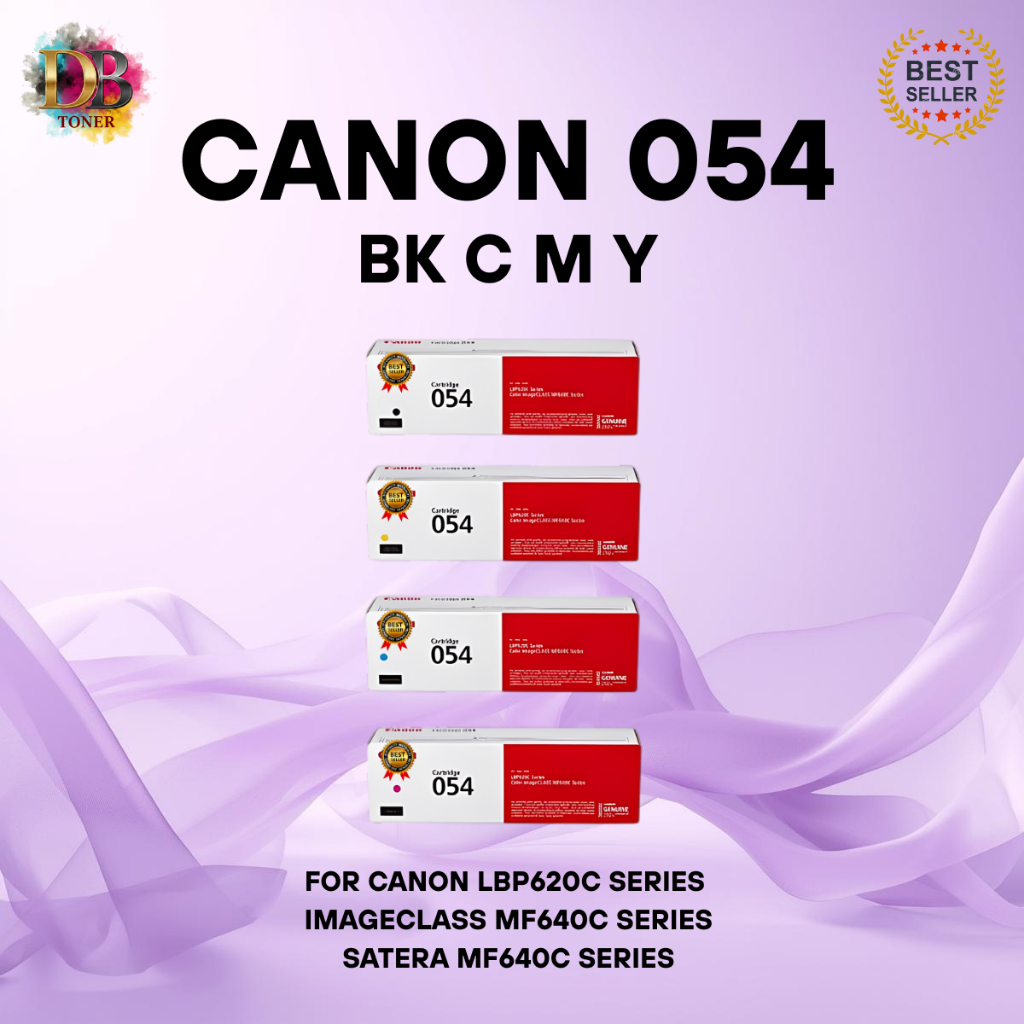 Canon 054 BKCMY สำหรับเครื่อง Canon imageCLASS LBP621Cw/LBP623Cdw/MF641Cw/MF643Cdw/MF645CX