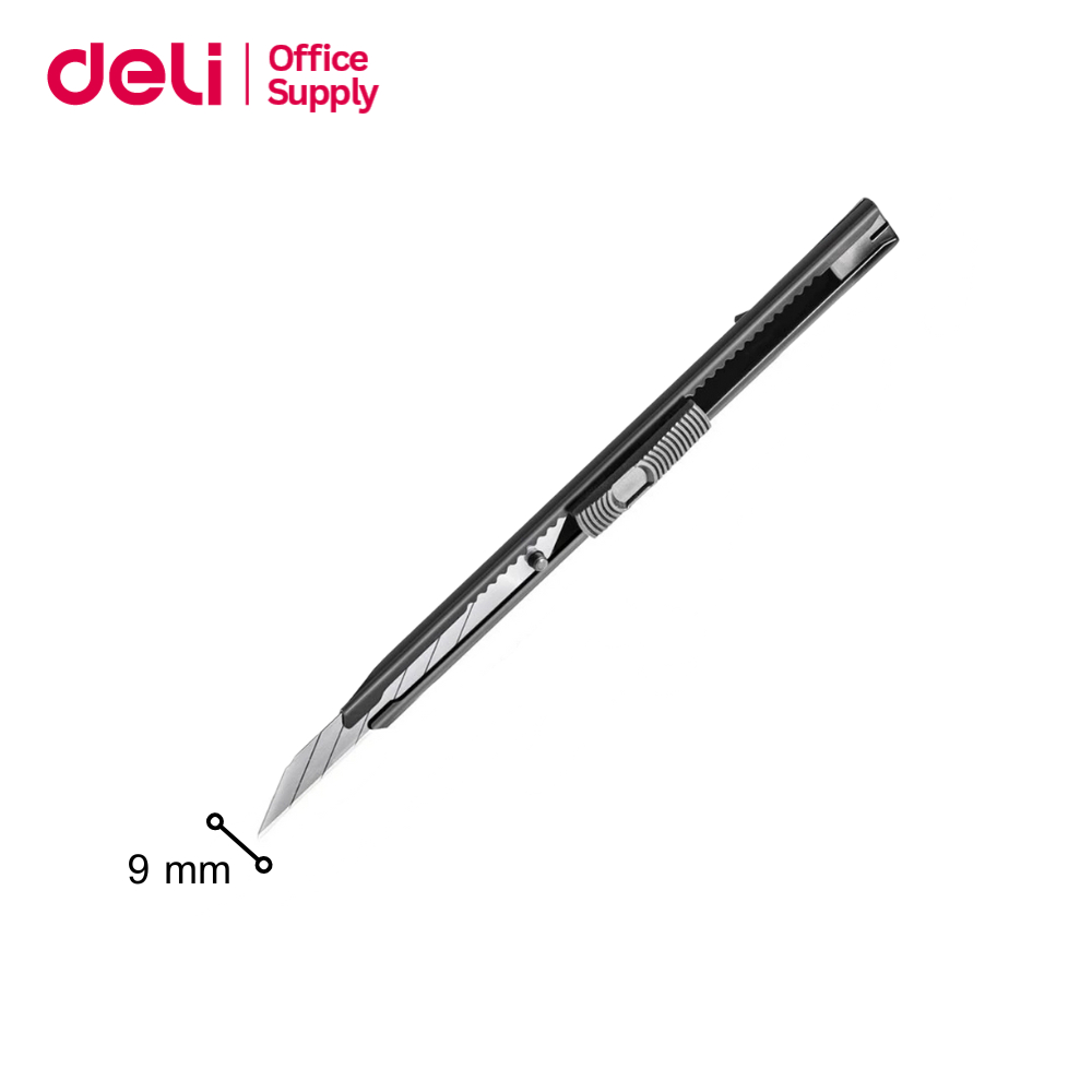 Deli كتر 9 مم بمقبض ستانلس — صورة 6