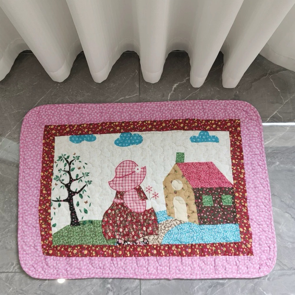 ผ้าเช็ดเท้า เนื้อผ้าดี ลายสวย ซับน้ำดีและมีสีสันสวยงาม ขนาด40*60ซม.