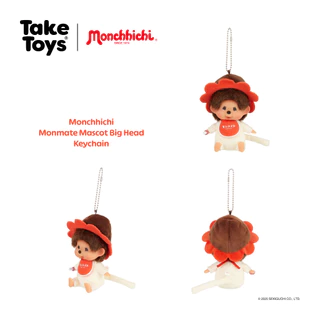 Monmate Mascot Big Head Keychain - พวงกุญแจมอนชิชิมาสคอตมอนเมท