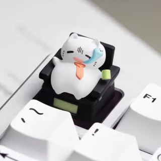 [โค้ดคุ้มลด20%] Artisan แมวน้อย 100 อารมณ์ Emotional Cat Keycap คีย์แคปลายการ์ตูน คีย์แคป ตกแต่ง Bigpenguin