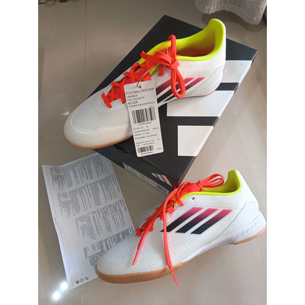 Adidas F50 League IN​ ยาว​ 27cm​ EU​42.5​ รองเท้าฟุตบอล​มือ1​ ของแท้​ 100%