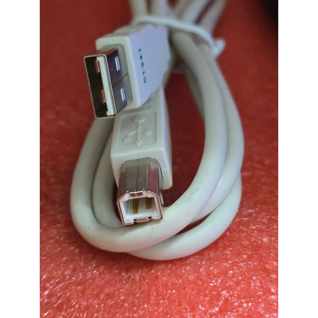 สายปริ้นเตอร์ของแท้ 1.5-1.8เมตร(ส่งของตามที่ของมี ขาว/ดำ)