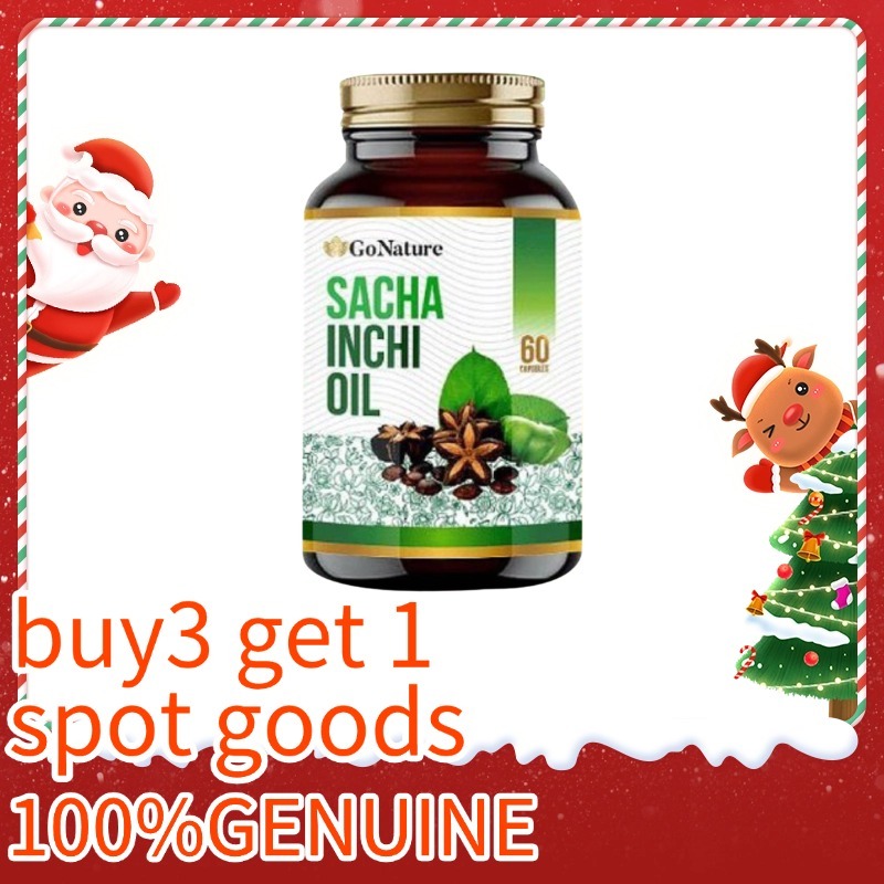 【ลดเวลา, ซื้อ 3 ส่ง 1】GNI SACHA INCHI OILเนยอินคา/สนับสนุนหัวใจสุขภาพสมองลดความดันโลหิตลดหลอดเลือดลด