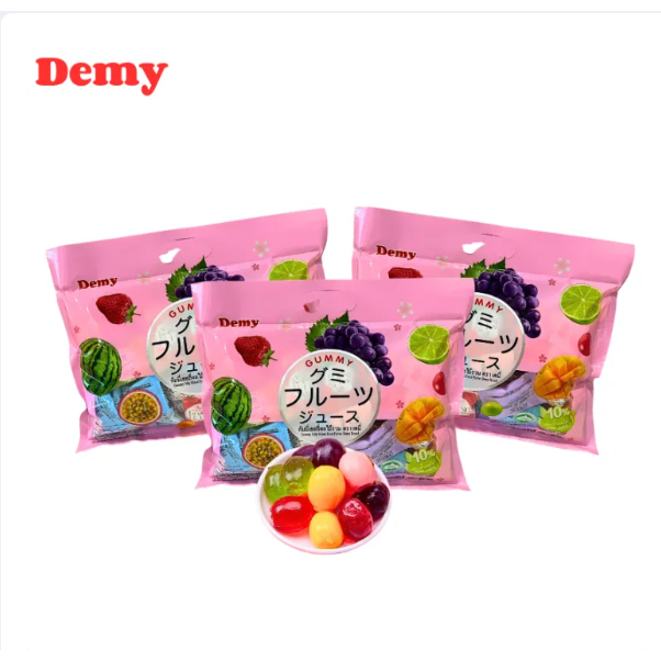 เยลลี่รสผลไม้ เยลลี่กัมมี่ Gummy Jelly เยลลี่ เนื้อหนึบ เยลลี่กัมมี่ผลไม้รวม1ห่อมี8รสชาติ 480g.