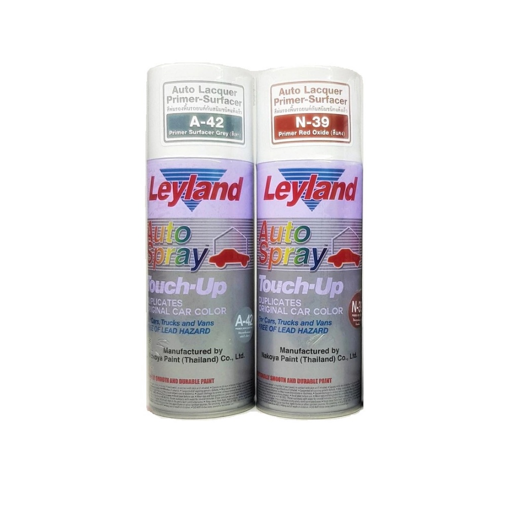 สีสเปรย์รองพื้นกันสนิม Auto Lacquer Primer-Surfacer ยี่ห้อ Leyland