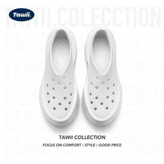 Tawii. รองเท้าแตะ EVA สำหรับผู้ชาย น้ำหนักเบา นุ่มระบายอากาศ หนา 5 เซนติเมตร แฟชั่นสไตล์กลางแจ้ง