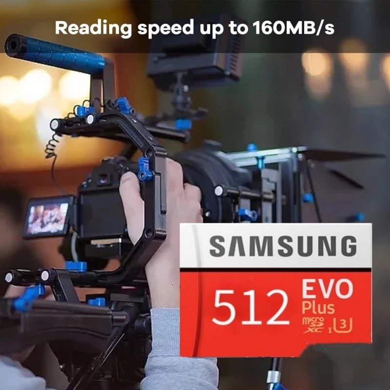 ( Samsung ของแท้ ) EVO Micro SD Card Class10 512GB/1TB/2TB การ์ดหน่วยความจํา ✈ การ์ดหน่วยความจํา ไมโคร sd ความเร็วสูง/โท - รูปที่ 2