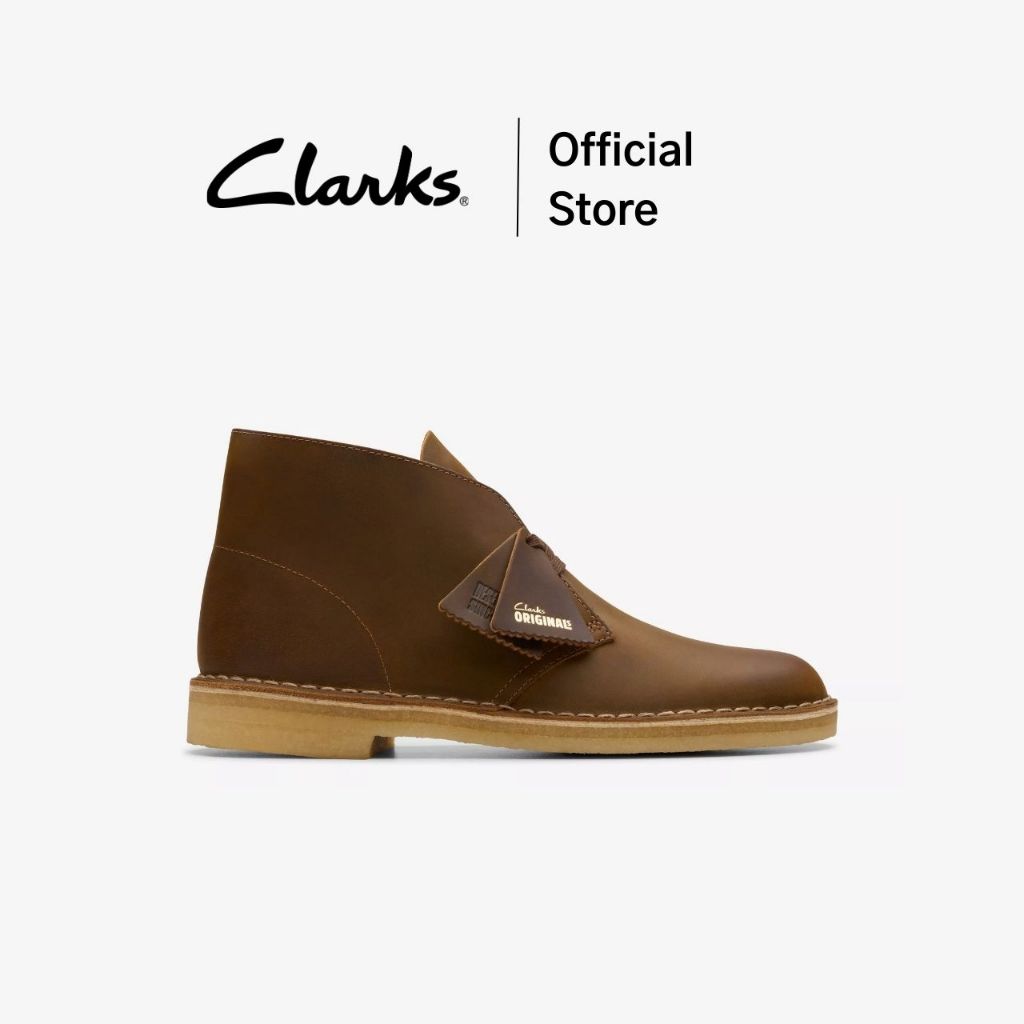Clarks รุ่น ORIGINALS DESERT BOOT สี BEESWAX รองเท้า Desert Boots (เดสเสิร์ท บูท) หนังแท้ คุณภาพดี ใส่สบาย