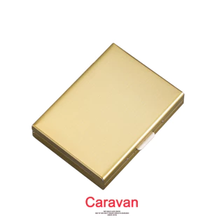 Caravan Crew Card Holder กระเป๋าใส่บัตร ที่ใส่บัตร 6 ช่อง กล่องสแตนเลส ใส่บัตรเครติต