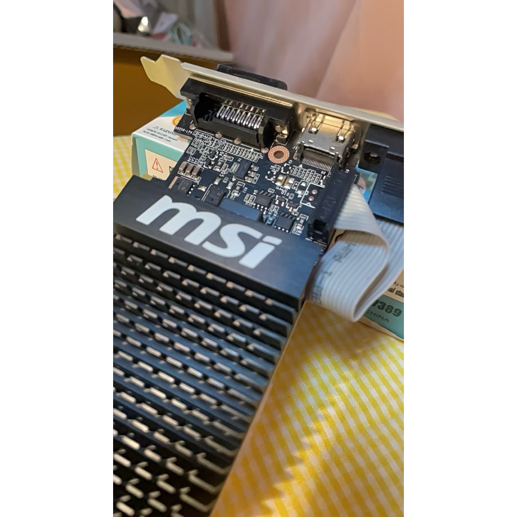 🦑 VGA MSI GT710 • 2GB • มือสองใช้เองค่ะ (มีกล่อง)