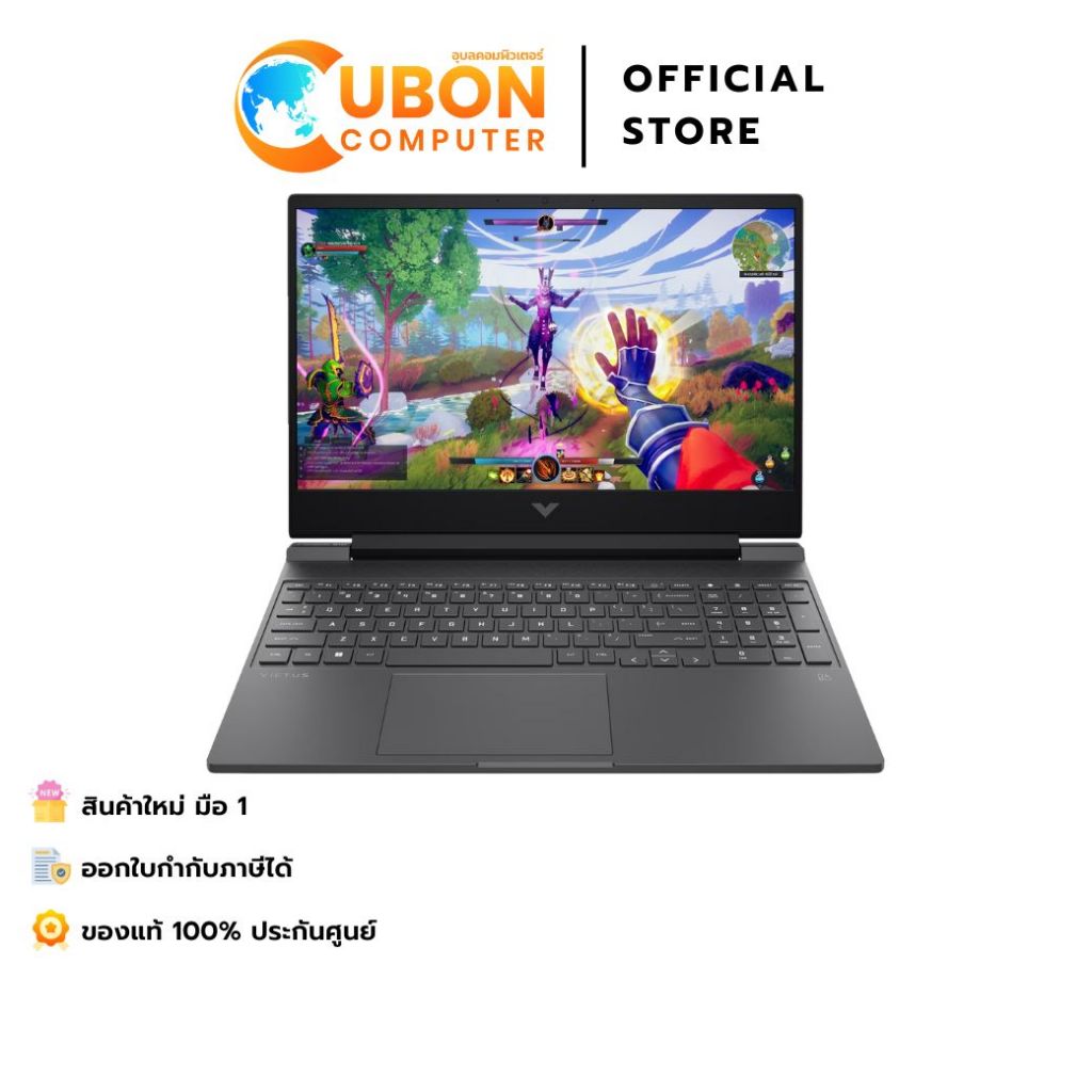 HP VICTUS 16-S1118AX NOTEBOOK (โน๊ตบุ๊ค) AMD RYZEN 7 8845HS / RTX 4060 8GB GDDR6 / 32GB / 1TB / WIN 