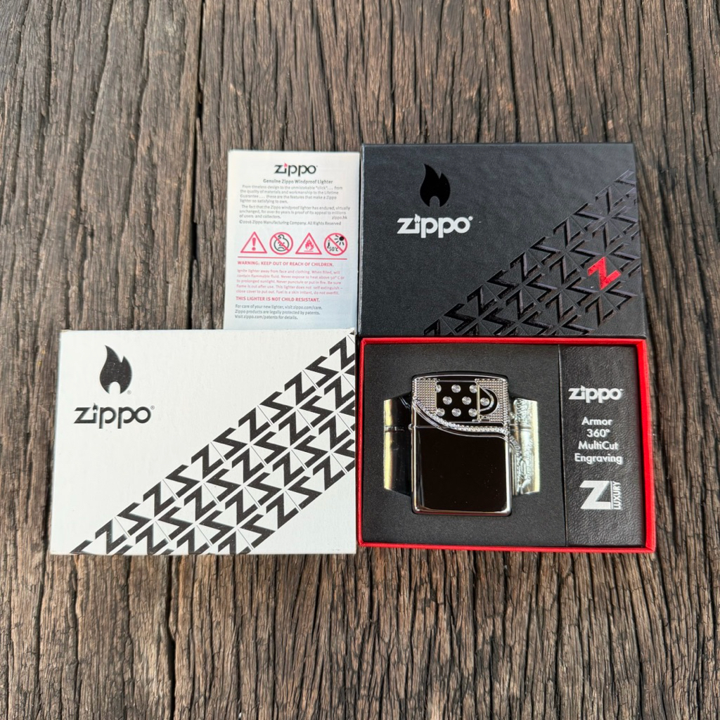 ไฟแช็ก Zippo รุ่น 29674 Armor Zipper Design