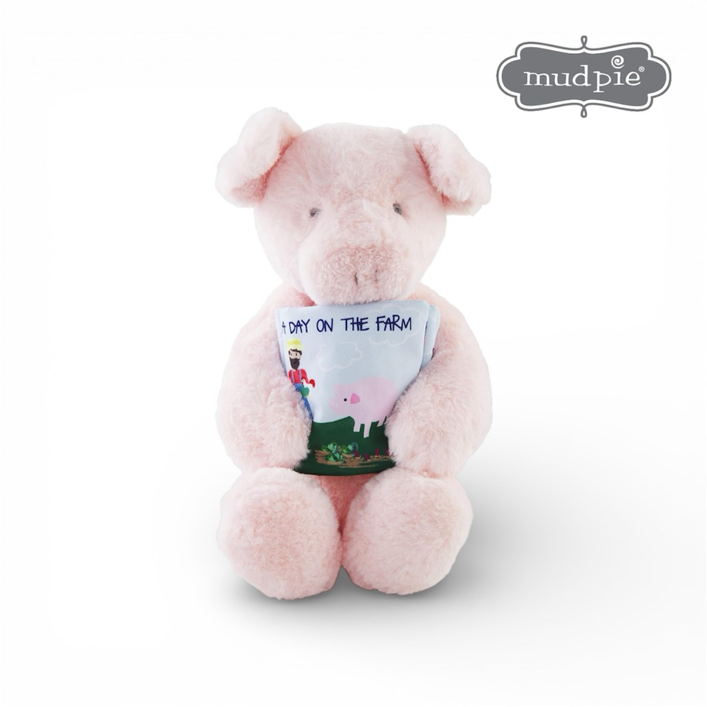 Mudpie-Pig Plush with Book🐷