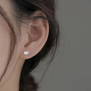 🎀 ต่างหูคิตตี้เงิน น่ารัก มินิมอล คุณหนูมาก PM7 mellow