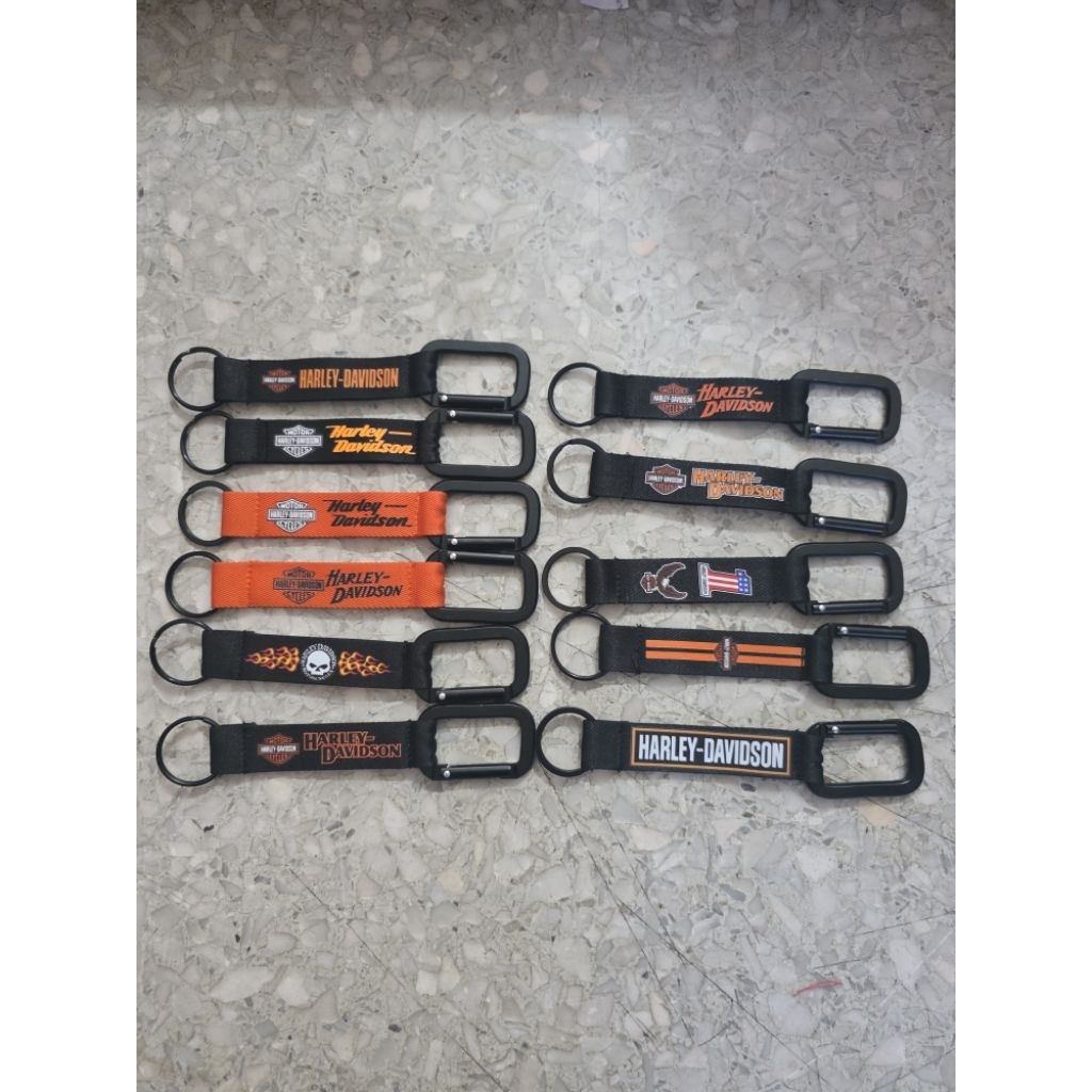 พวงกุญแจลายโลโก้ Harley Davidson