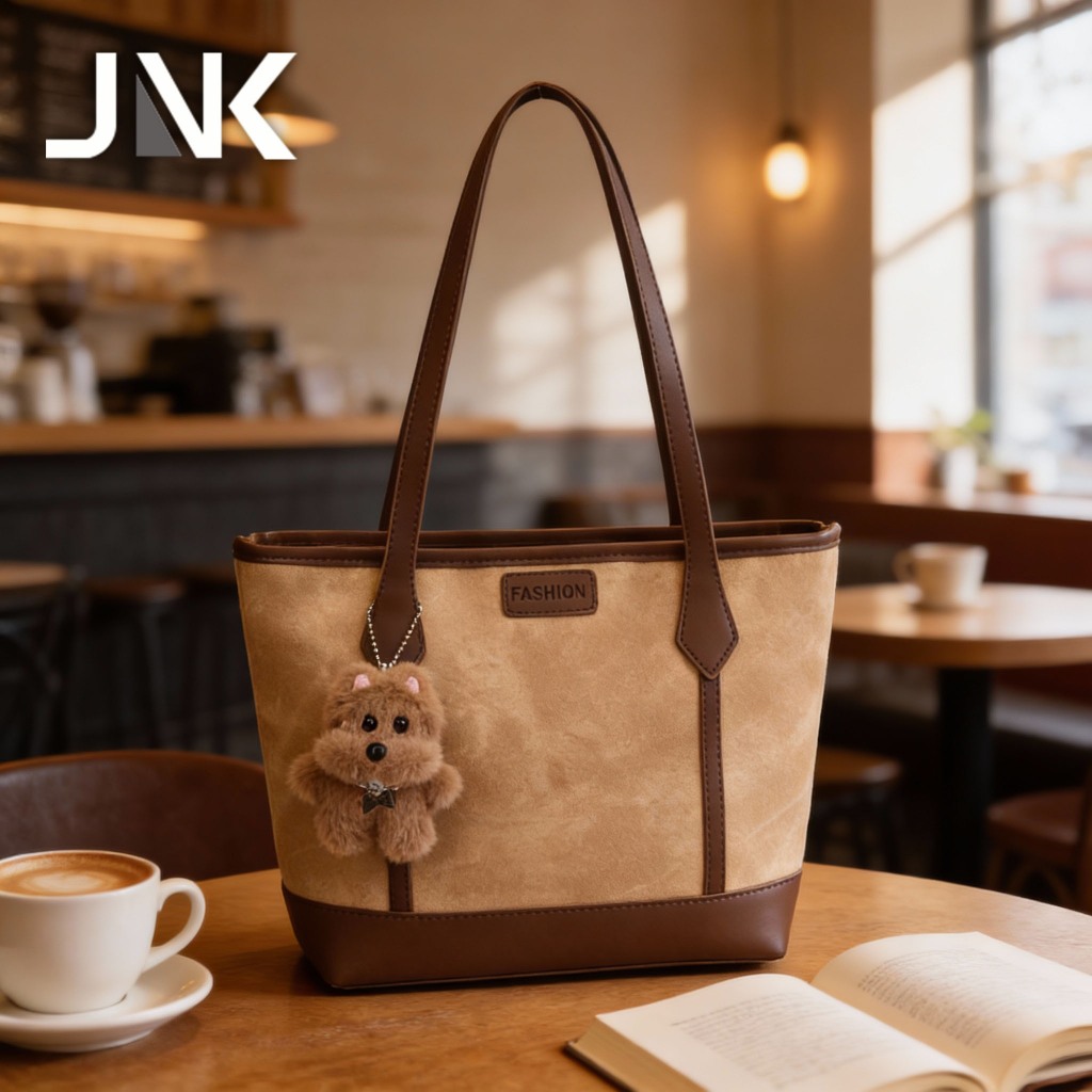 JNK #TL003 กระเป๋าเดินทางแฟชั่นความจุสูง กระเป๋าสะพายข้าง กระเป๋าถือโท้ตสำหรับนักศึกษา