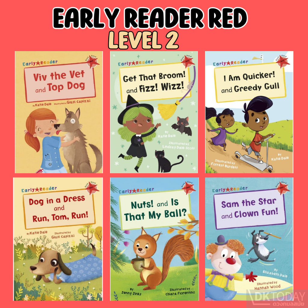 DKTODAY หนังสือ EARLY READER RED LEVEL 2