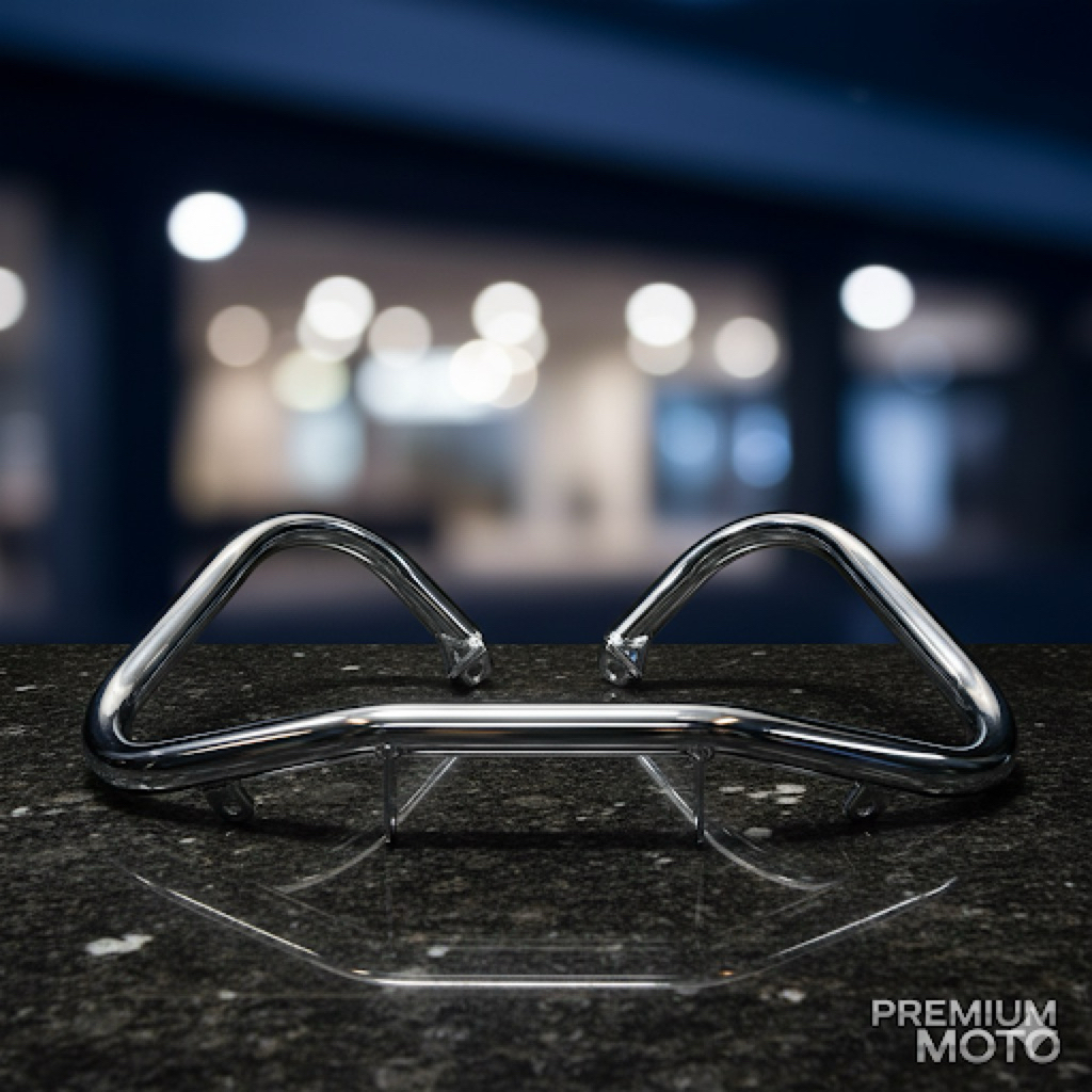 กันล้มหน้า PHANTOM 200 ทรงผีเสื้อ ชุบโครเมี่ยม