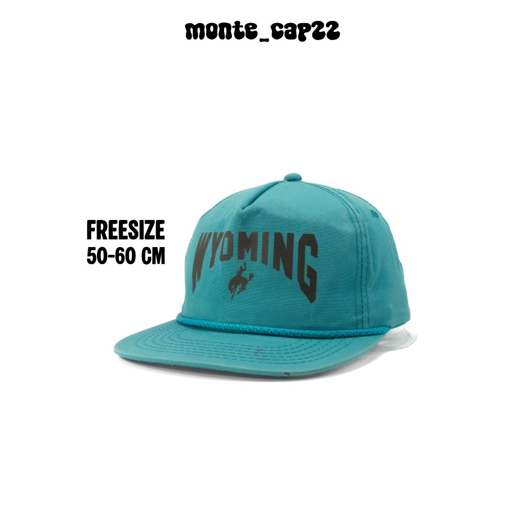 [ใส่โค้ดลดได้] WYOMING หมวกมือสอง Vintage Trucker Hat cap หมวกแก๊ป แฟชั่น กันแดด Hats Caps