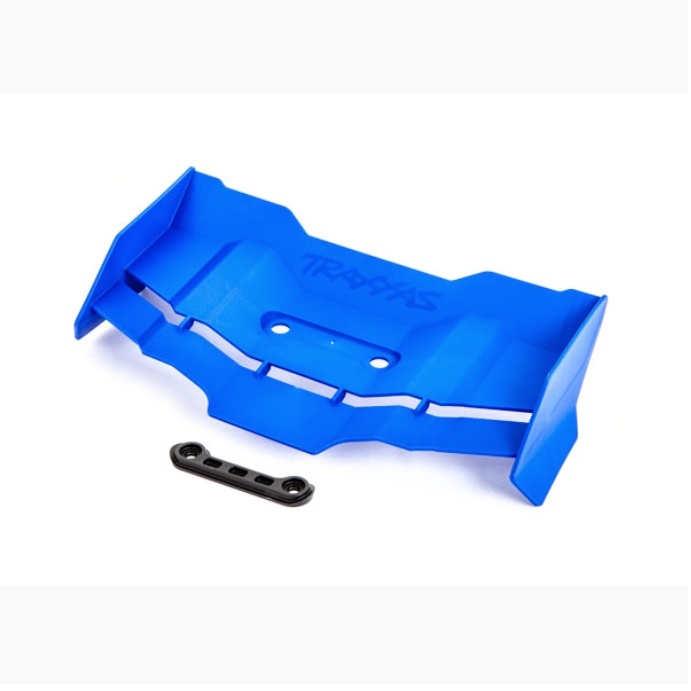 TRAXXAS 9517X Wing/ wing washer (blue)/ 4x12mm FCS (2)