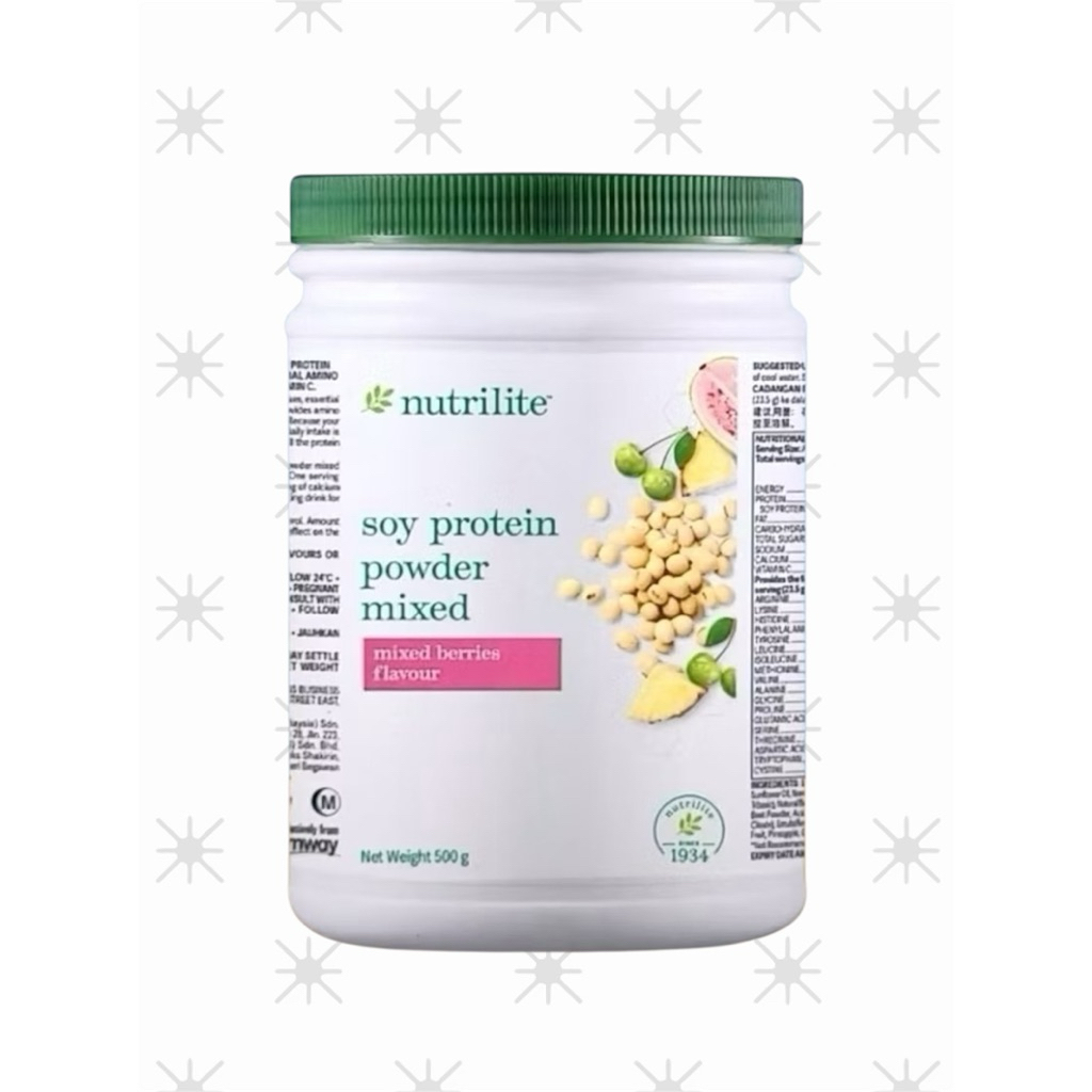 AMWAY NUTRILITE Soy Protein Mix Berries นิวทริไลท์ โปรตีนแอมเวย์ นิวทริไลท์ โปรตีน มิกซ์เบอร์รี่ นิวทริไลท์ ไม่มีซ้อน