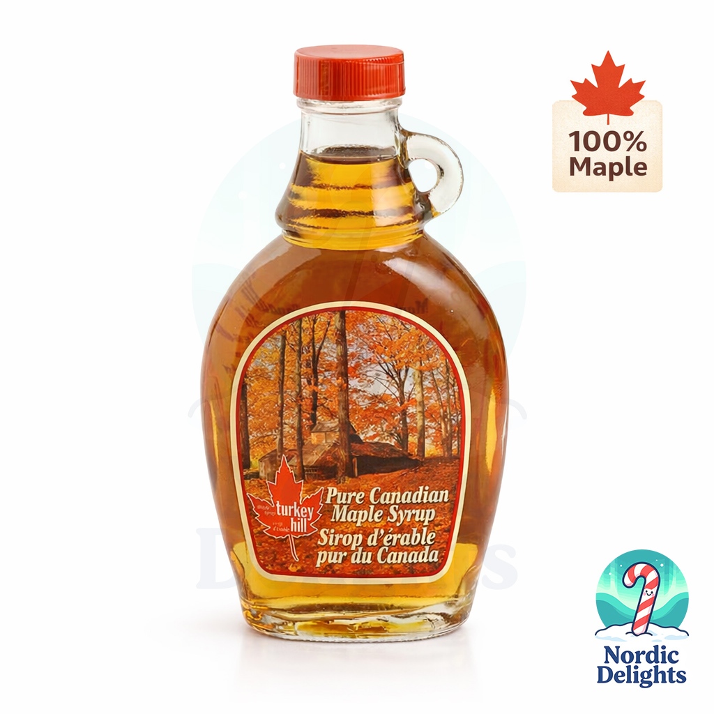 Turkey Hill Pure Canadian Maple Syrup 240g / เมเปิ้ลไซรัปแท้ Turkey Hill แคนาดา 100% น้ำเชื่อมเมเปิล