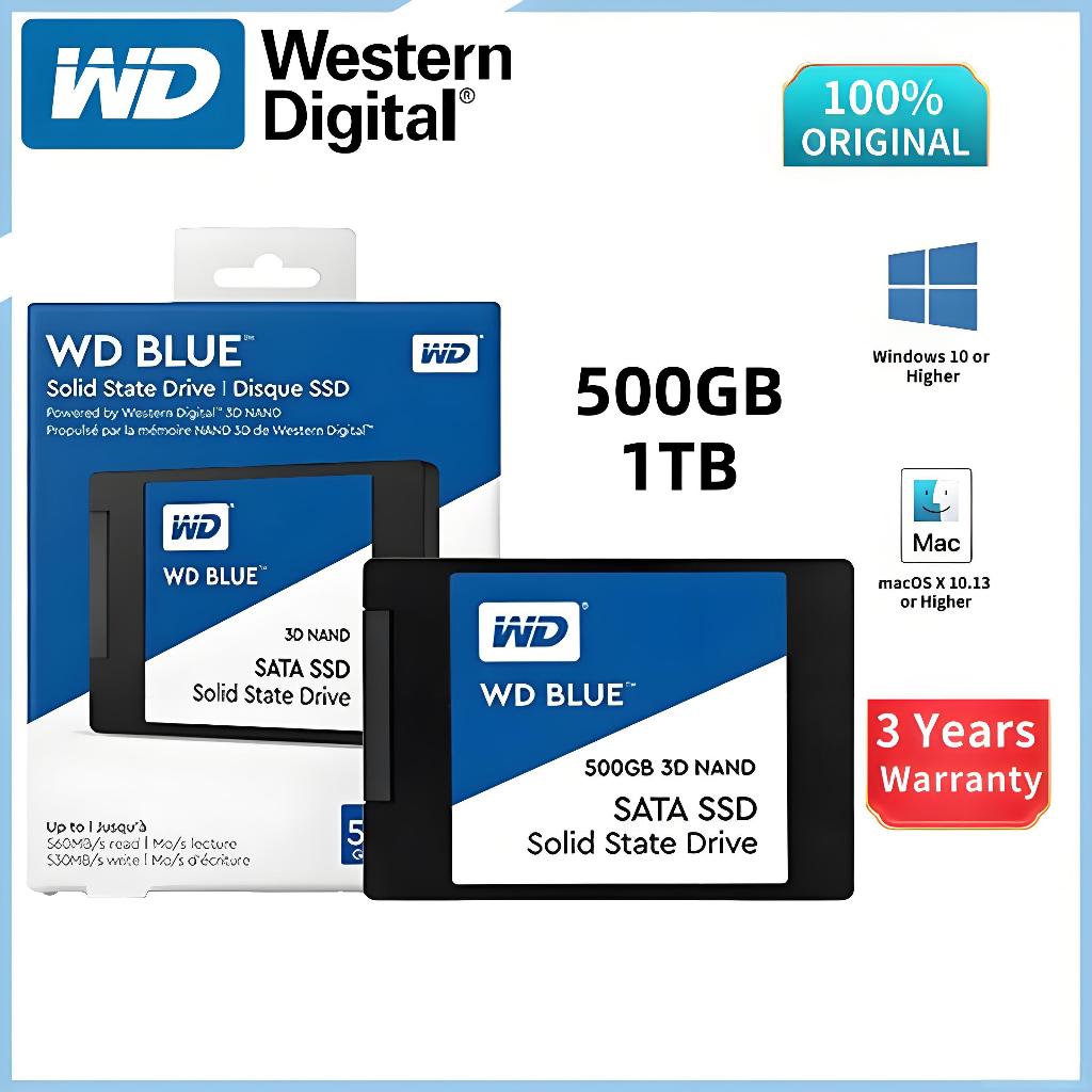 Ready Stock！500GB 1TB ความเร็วสูง Blue SA510 SSD Solid state drives 6.0Gb/s Internal hard drive SATA
