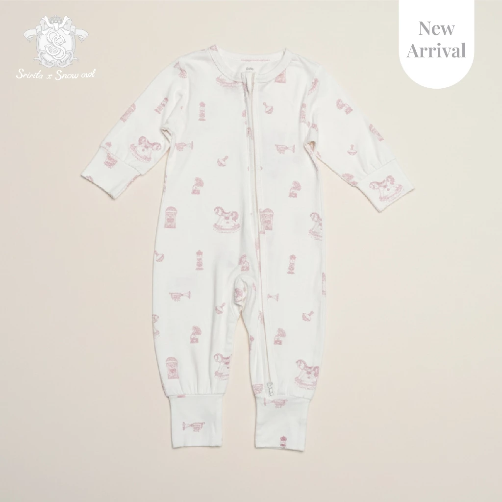 Snow Owl Romper ชุดรอมเปอร์แบบซิป 6 - 12 เดือน Zip 2 WAY (คละแบบคละลายคละคอลเล็คชั่น)