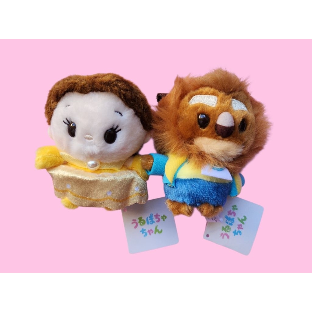 Disney Store Beauty and the beast ตุ๊กตา เจ้าหญิง เบลล์ เจ้าชายอสูร ดิสนีย์ Urupocha Chan Plush ขายค