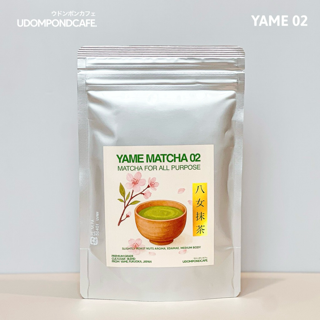 มัทฉะยาเมะ02 พรีเมียมเกรด Yame matcha02 มัทฉะโทนถั่วจากเมืองยาเมะ