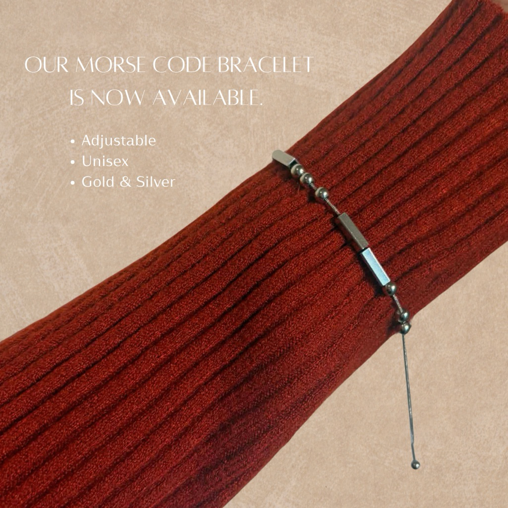 Morse Code Bracelet: สินค้าสั่งทำ โปรดอ่านรายละเอียด✨