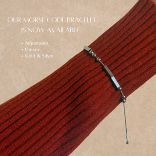Morse Code Bracelet: สินค้าสั่งทำ โปรดอ่านรายละเอียด✨