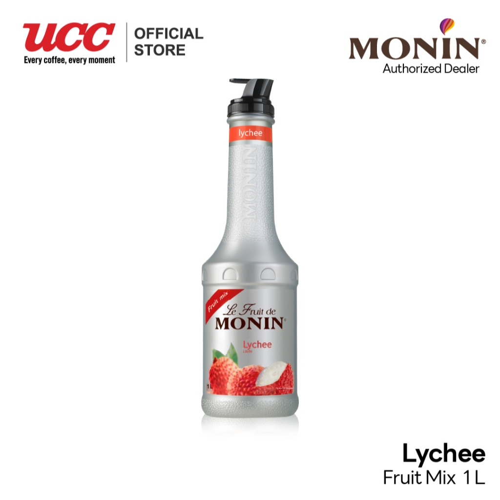 MONIN Lychee Fruit Mix ลิ้นจี่ฟรุ๊ตมิกซ์ 1L.