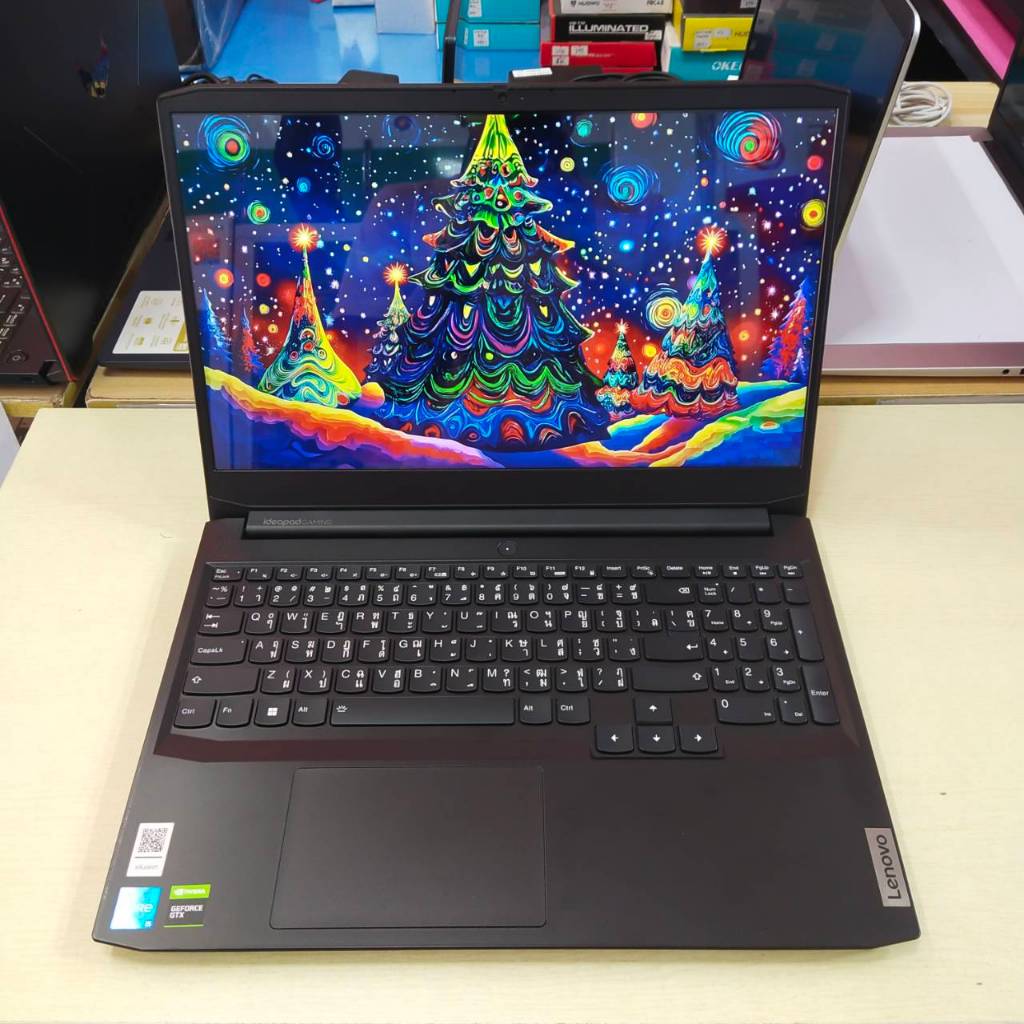 LENOVO  IDEAPAD GAMING 3  15IHU6  82K1019LTA  ติดฟิล์มกันรอยหน้าจอแล้ว  สภาพเครื่อง  85%