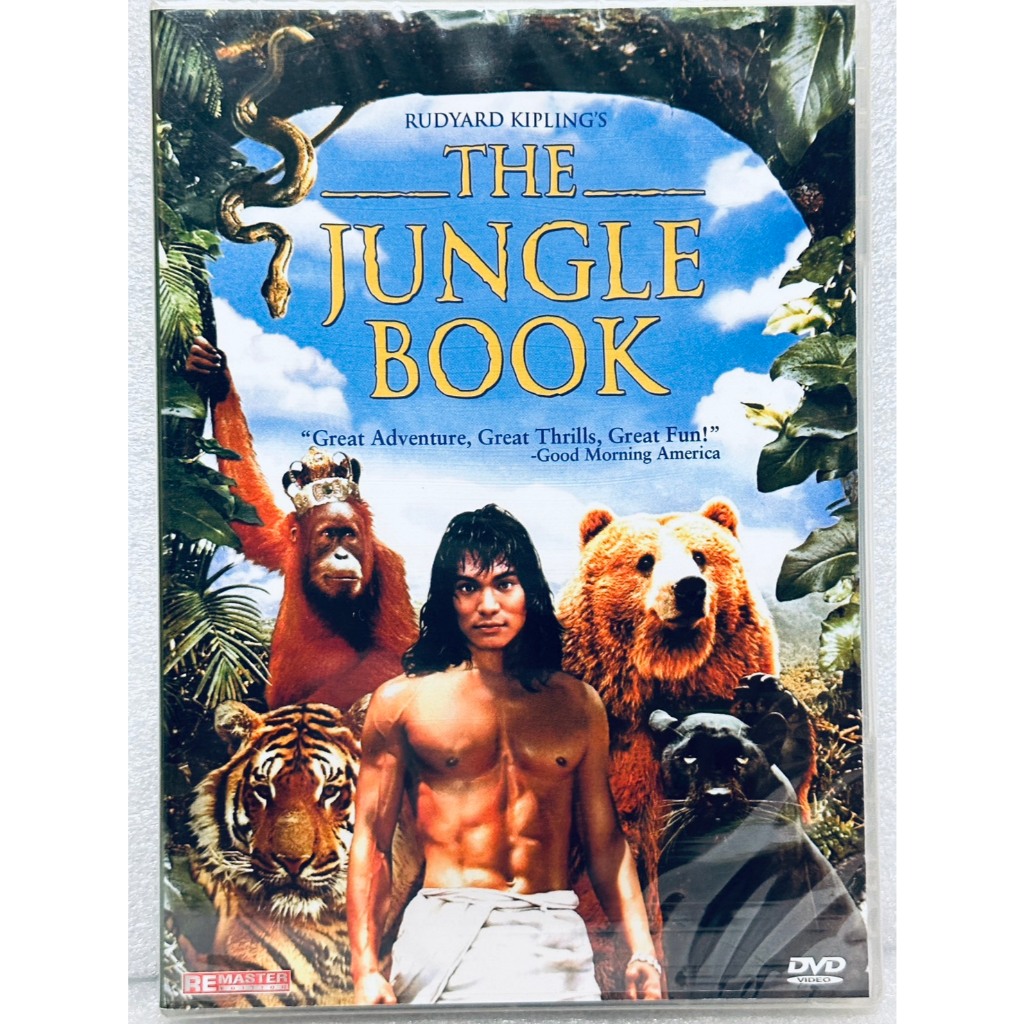 DVD : The Jungle Book (1994) เมาคลีลูกหมาป่า " Jason Scott Lee, Cary Elwes, Lena Headey "