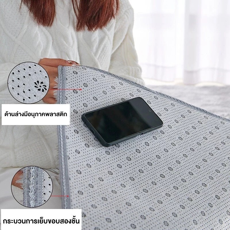 🎉พร้อมส่งในไทย🎉พรมสี่เหลี่ยม พรมห้องนอน พรมปูพื้นห้อง พรมขนสั้น พรมห้องนั่งเล่น พรมขนนุ่ม เหมาะสำหรับตกแต่งห้อง120*160CM - รูปที่ 6