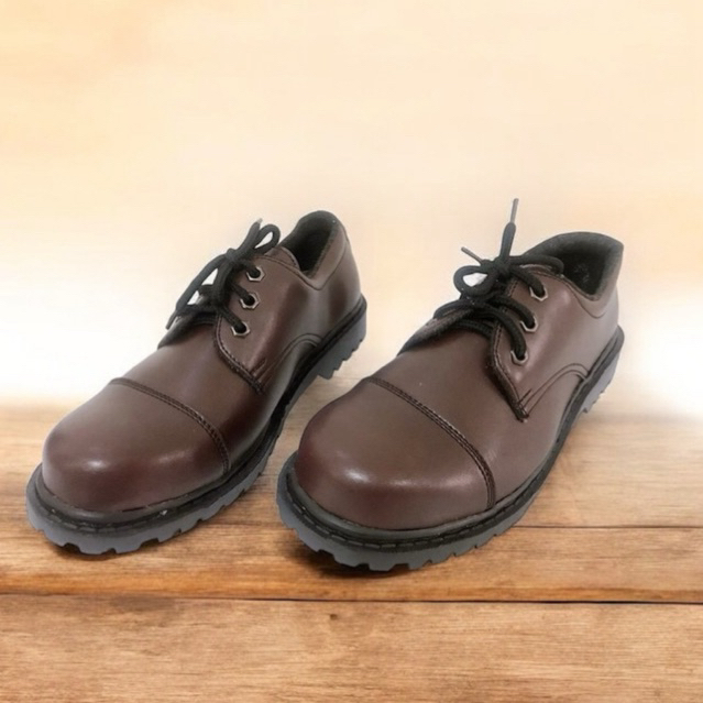 รองเท้าหัวเหล็ก Safety รองเท้าหนัง สีดำ (Size38-51)ต่อดำ - รูปที่ 7