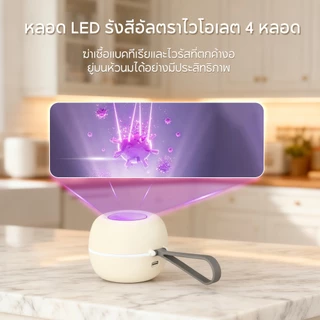 Dr.isla เครื่องฆ่าเชื้อหัวนม แบบพกพา UV เดินทางและพกพา ลูกปัด LED UV สี่เม็ด การฆ่าเชื้อแบบรอบด้าน US01