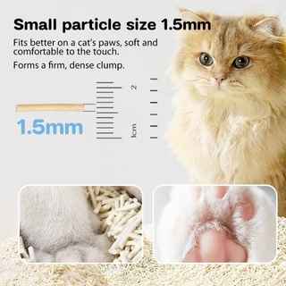 ทรายแมวเต้าหู้ 6L 1.5mm จับตัวเร็ว 2 วินาที จับตัวเป็นก้อนแน่น ไร้ฝุ่น ไม่ติดเท้าควบคุมกลิ่นดีเยี่ยม Wink