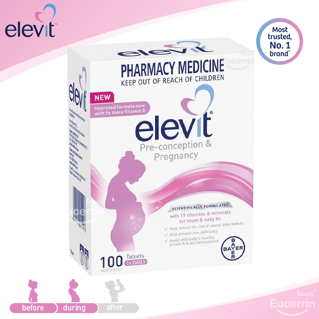 Elevit Pregnancy Multivitamin 100 Tablets