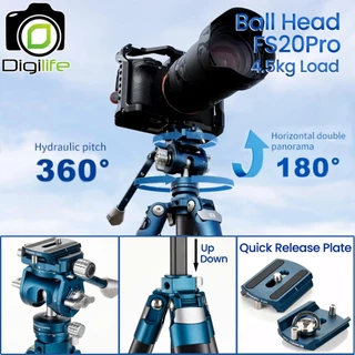 ลดล้างสต๊อก บางตัวอาจมีตำหนิ - Benro Tripod CyanBird CB259AFK ( FS20Pro ) ขาตั้งกล้อง น้ำหนักเบา กางราบได้ / Digilife