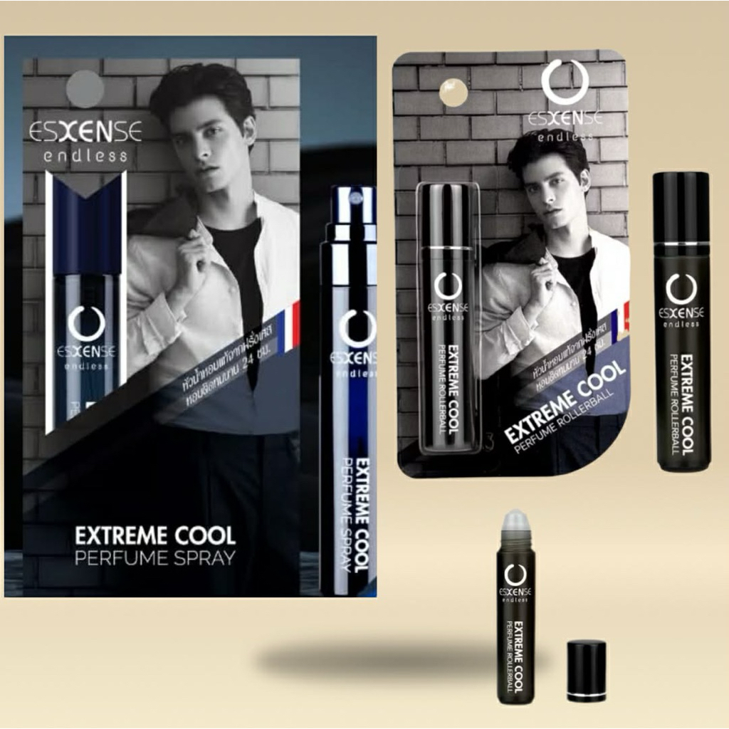 Extreme cool perfume roller 3ml for Men น้ำหอม เอสเซ้นส์ ชาย เอ็กซ์ตรีม คูล หอม มั่นใจ
