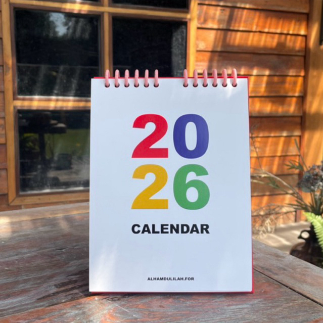 ปฏิทินตั้งโต๊ะปี 2026 🗓️